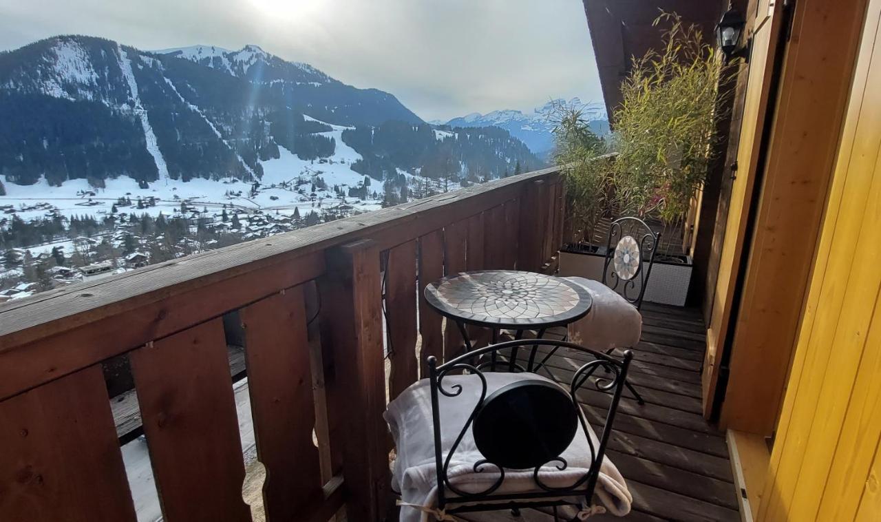 Chambre d'hôtes L'ours Bleu Les Diablerets Exterior foto