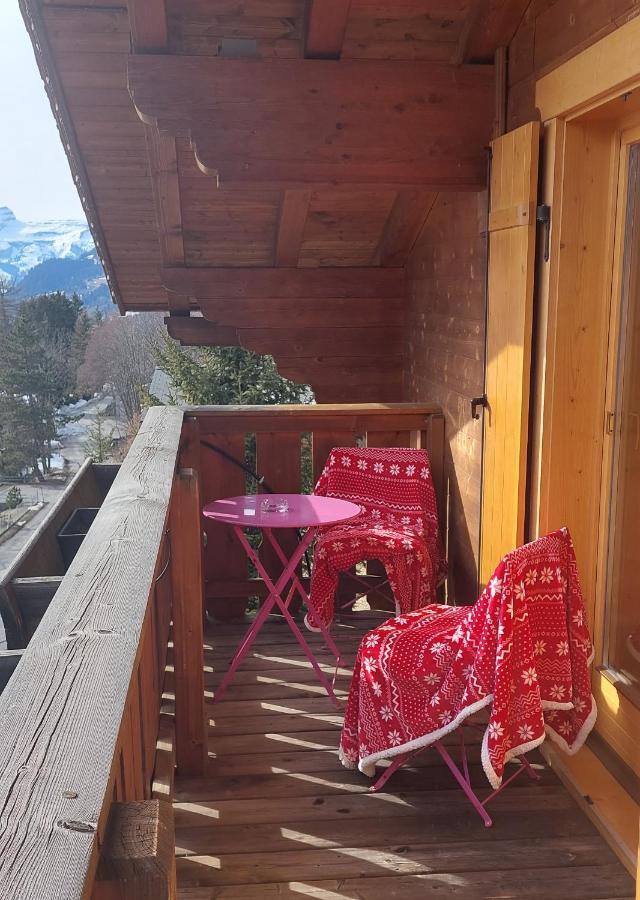 Chambre d'hôtes L'ours Bleu Les Diablerets Exterior foto